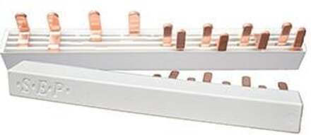 Enzo Kamrail 3 fase 12pol. 17,8mm gebogen wit - 4000300