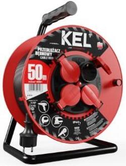 Enzo Kel Kabelhaspel H05 3x1,5qmm 50m rood IP44 - 1167284