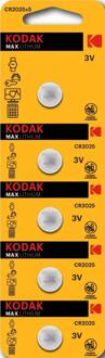 Enzo Kodak CR2025 lithium knoopcel batterij blister(5) - 3241065
