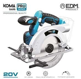 Enzo Koma tools accu cirkelzaag | 20V | zonder accu - 6490130