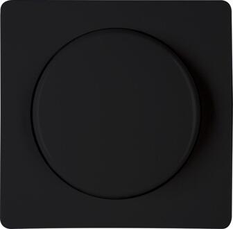 Enzo Kopp HK05 mat zwart afdekplaat + knop dimmer - 4621630