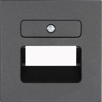 Enzo Kopp HK07 antraciet afdekplaat UTP dubbel - 4623060