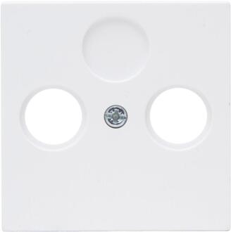 Enzo Kopp HK07 PURE mat wit afdekplaat voor coax - 4624040