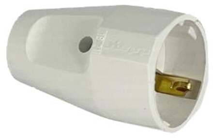 Enzo Kopp Randaarde contra stekker arctic wit - 6141632