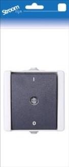 Enzo Kopp SWD opbouw schakelaar 2-polig - 6628020