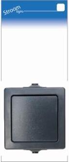 Enzo Kopp SWD opbouw schakelaar wissel antraciet - 6628261