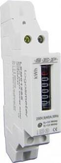 Enzo KWH meter 1-fase analoog 40A - 4518200