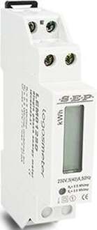 Enzo KWH meter 1-fase digitaal 40A + puls - 4518210