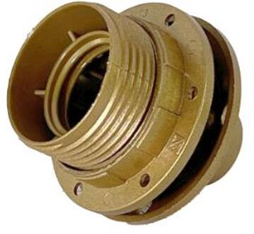 Enzo Lamphouder E27 goud m/kraag + ring