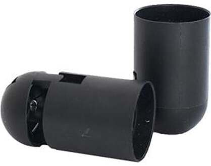 Enzo Lamphouder E27 mat zwart glad - 6042701