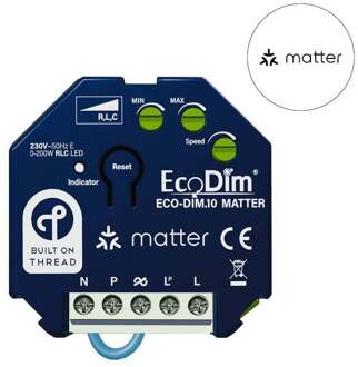 Enzo LED dimmer element | 0-250W EcoDim fase afsnijding | Matter - 4355436