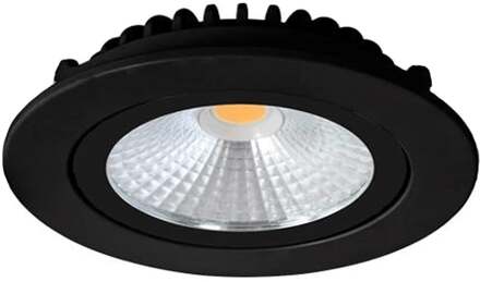 Enzo LED inbouwspot 5W DimToWarm 85mm 36gr rond verstelbaar zwart - LED4601