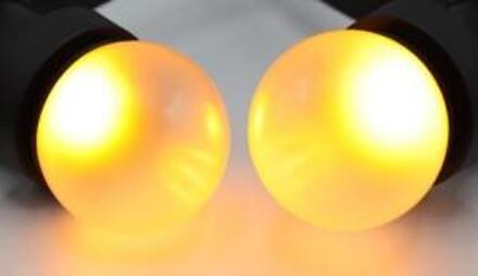 Enzo LED kogellamp E27 mat extra warm wit 1W - LED0148