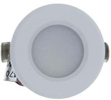 Enzo LED mini inbouwspot 1,5W 2700K 37mm 60gr rond vast wit - LED4630