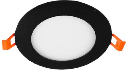 Enzo LED panel downlight 6W 4000K incl. driver zwart - LED2612
