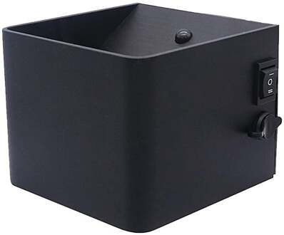 Enzo LED Wandlamp 6W oplaadbaar zwart 2700K met sensor - 5082095