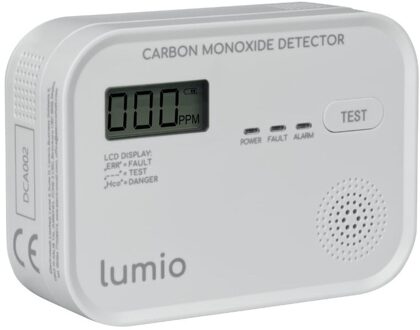 Enzo Lumio7900605 Koolmonoxidemelder | batterij LCD | Lumio - 7900605