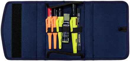 Enzo Lyra markeerset met stiften potloden en navulling in etui | 28-delig - 4494001