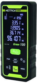 Enzo Metrica MET610600 Laserafstandsmeter | Flash | Groen | 60 - MET610600