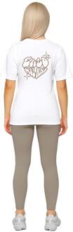 Enzo Milano | Dames Oversized T-shirt & Leggingset - maat M Veelkleurig