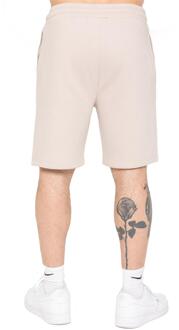 Enzo Milano | Heren Bedrukte Zomerbroek Beige - XL