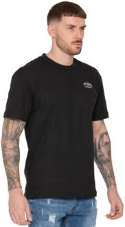 Enzo Milano | Heren Oversized T-shirt Zwart - S