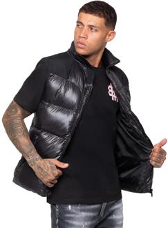 Enzo Milano | Heren Puffer Gilet Zwart