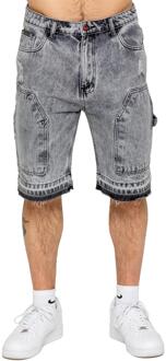 Enzo Milano | Heren Timmerman Korte broek Grijs