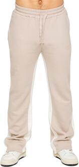Enzo Milano | Heren Uitlopende Joggers Beige - 2XL