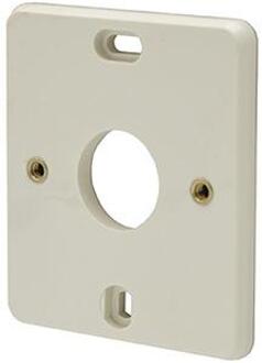 Enzo Montageplaat perilex opbouw creme met gat Power - 4050735