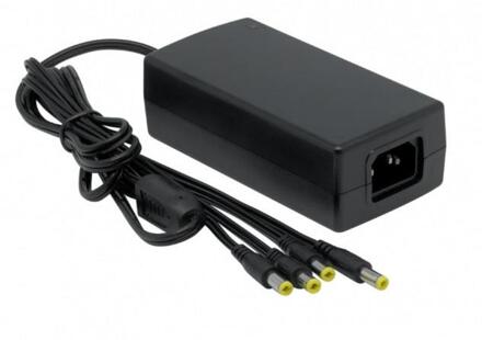 Enzo Netvoeding 12V 5Amp. 4 uitgangen