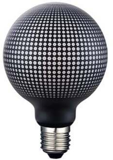 Enzo Nordlux LED Globe G95 E27 4-10W 2700K MAGICIAN stippen zwart - 2760400