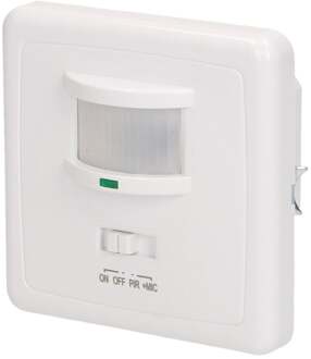 Enzo Orno Bewegingsmelder inbouw wand wit - Geluidsdetectie - 3900339