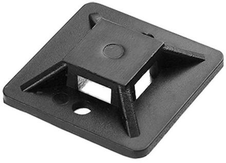 Enzo Orno Plakzadel voor kabelbundelband 20x20mm zwart zak(50) - 4113482