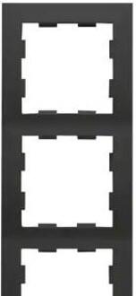 Enzo PEHA Badora MAT ZWART 3 voudig afdekraam - 4603670