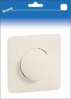 Enzo PEHA CREME afdekplaat + knop dimmer - 6655300