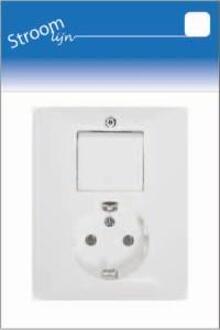 Enzo PEHA LW inbouw combinatie RA wissel - 6602222