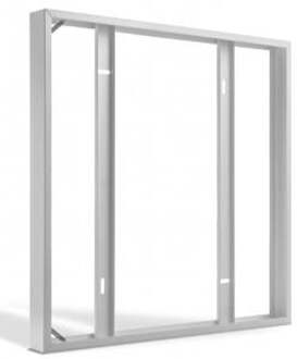 Enzo PFS Opbouwframe voor LED paneel 60x60x7cm wit - 5417877