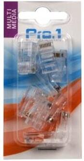 Enzo Pro-1 Steker 8/8 RJ45 blister 10 stuks