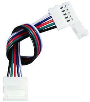 Enzo RGBW Quick koppelstuk 12mm met 15 cm draad