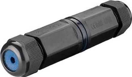 Enzo RJ45 Netwerk Adapter CAT 6 [1x RJ45-bus 8p8c - 1x RJ45-bus 8p8c] Zwart