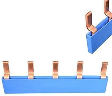 Enzo SEP Kamrail 1Fase 5pol. 17,8mm gebogen blauw 4000130