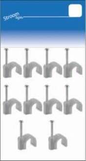 Enzo Spijkerclip 8-10 mm grijs voor XMVK JSL 10 stuks - 6613270