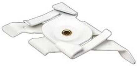 Enzo Systeemplafondklem tbv. rail 3-fasen wit - 5050403