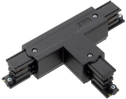 Enzo T-stuk rechts vast 90gr tbv. rail 3-fasen zwart - 5050065