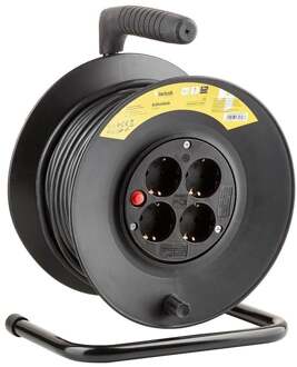 Enzo Technik Kabelhaspel H05 3x1,5qmm 25m zwart - 1167272