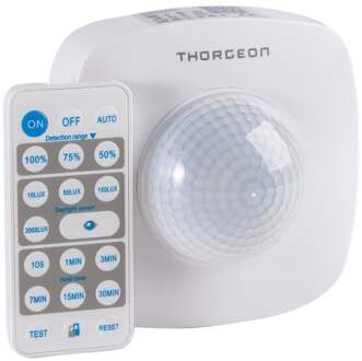 Enzo Thorgeon Aanwezigheidsmelder opbouw plafond 360 graden IP65 wit +AB - 3900551