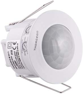 Enzo Thorgeon Bewegingsmelder inbouw plafond 360 graden plat wit - 3900526
