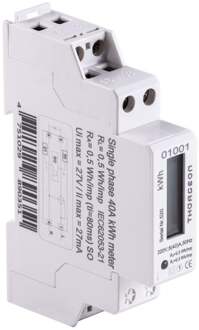 Enzo Thorgeon KWH meter 1-fase digitaal 40A + puls - 4518250