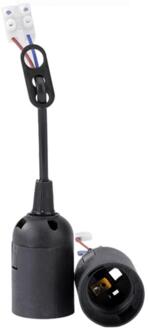 Enzo Thorgeon Lamphouder E27 zwart - Verhuisfitting - 6042641